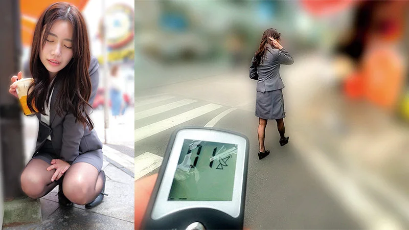 『素人美少女とリモコンバイブお散歩9ー黒パンストOL編ー「もう我慢できません…//」人ごみの中、黒パンスト美脚ガクブル震わせイキまくってしまうOLたち!人生初の羞恥プレイでまさかのエロスイッチオン!車移動中も大胆カーオナニー!最後はホテルで心行くまで生セックス!』戸川なみ